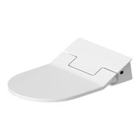 DURAVIT SensoWash Slim 611000001501300 Notice De Montage