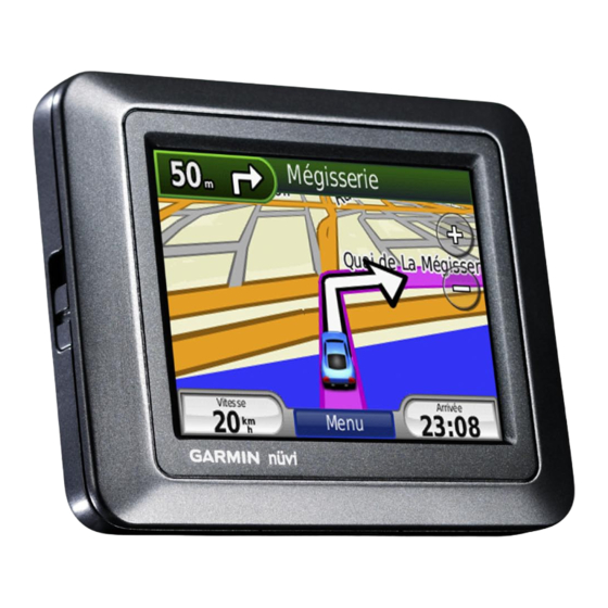 Garmin nuvi 510 Manuel De Demarrage Rapide