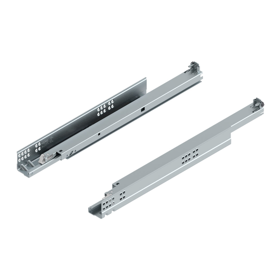 blum TANDEM Serie Manuels