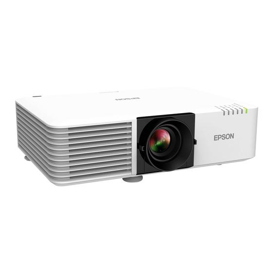 Epson PowerLite EB-L520U Guide Rapide
