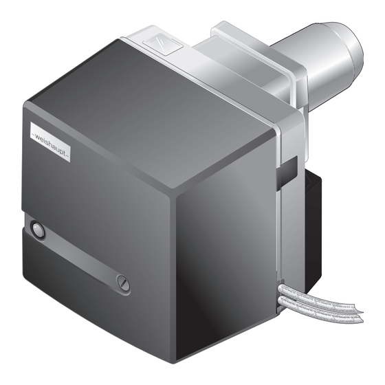 Weishaupt WL5/1-B Notice De Montage Et De Mise En Service