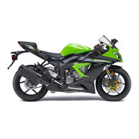 Kawasaki Ninja ZX-6R 2014 Manuel De L'utilisateur