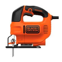 Black & Decker KS501 Mode D'emploi