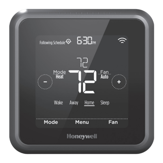 Honeywell Home T5+ Guide D'installation Rapide