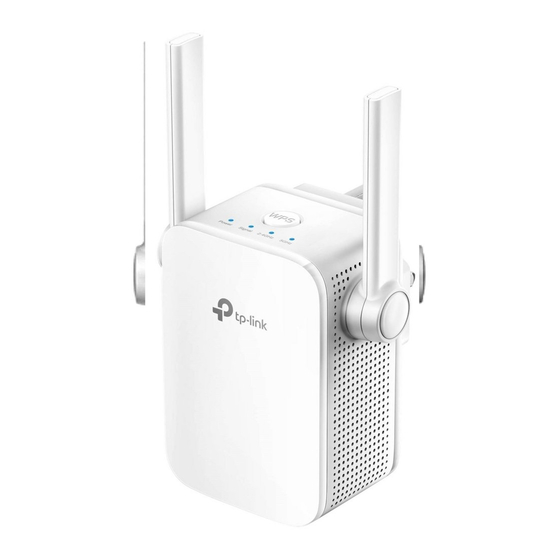 TP-Link RE305 Guide De Démarrage Rapide