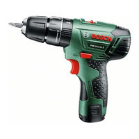 Bosch PSB 10,8 LI-2 Notice Originale