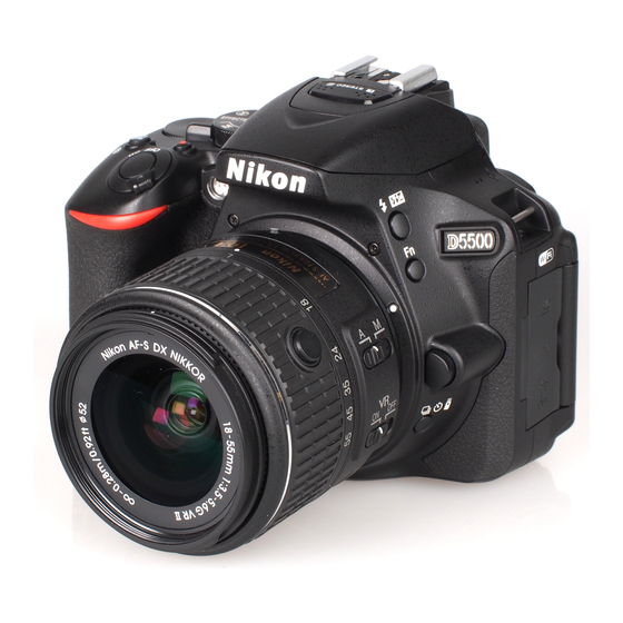 Nikon D5500 Manuel D'utilisation
