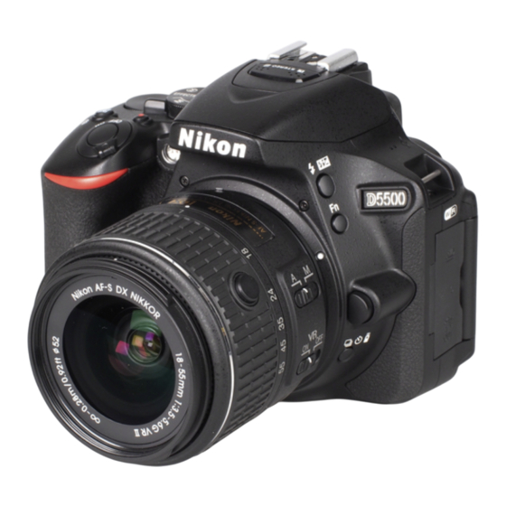 Nikon D5500 Manuel De Référence