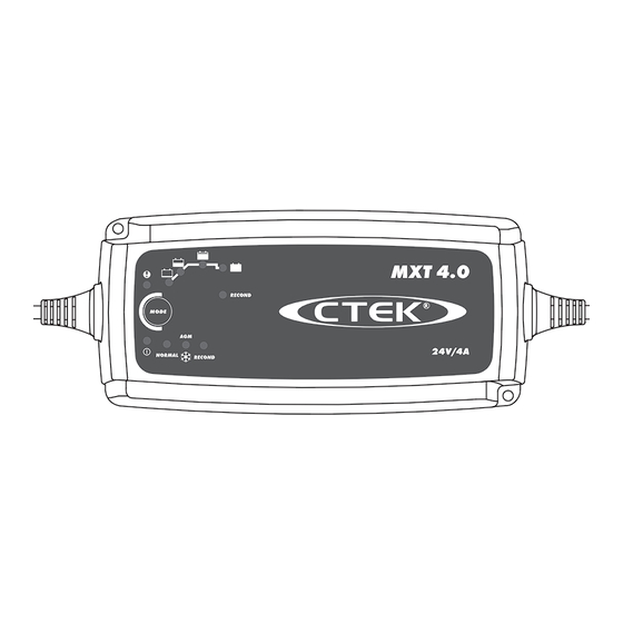 CTEK MXT 4.0 Manuel