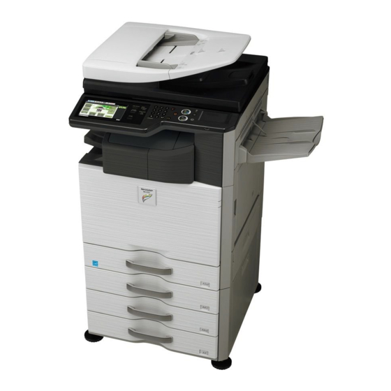 Sharp MX-3111U Guide De Démarrage
