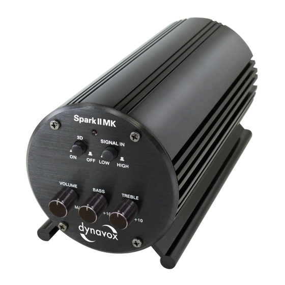 DynaVox SPARK II Manuel D'utilisation