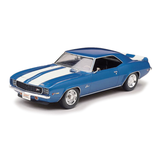 REVELL 69 CAMARO Z/28 RS Instructions De Montage