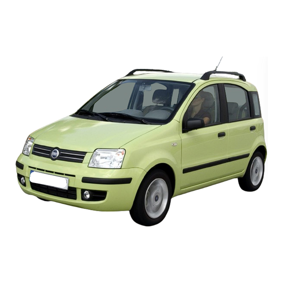 Fiat PANDA 2006 Notice D'entretien