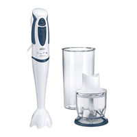 Braun Minipimer 3 MR 320 Omelette Mode D'emploi