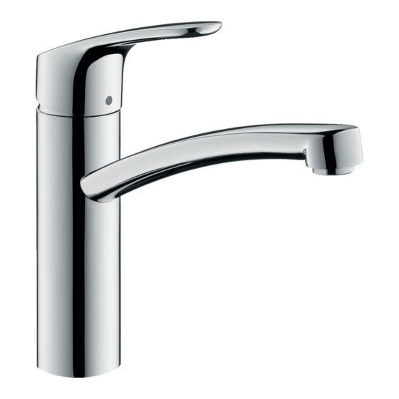 Hansgrohe Focus M41 160 1jet 31806 Série Manuels