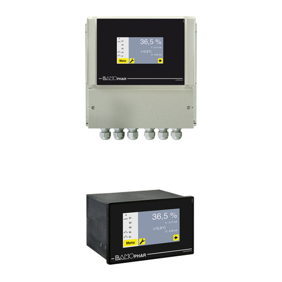 Bamo BAMOPHAR 451 LOG Mise En Service