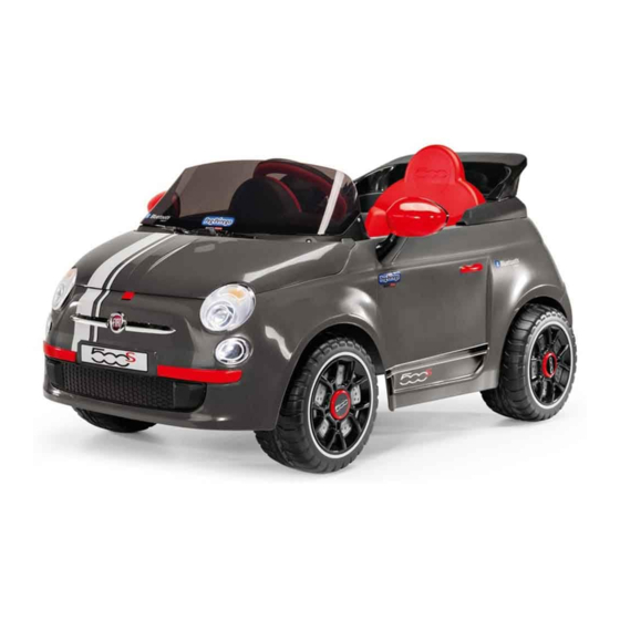 Peg-Perego FIAT 500 S Utilisation Et Entretien