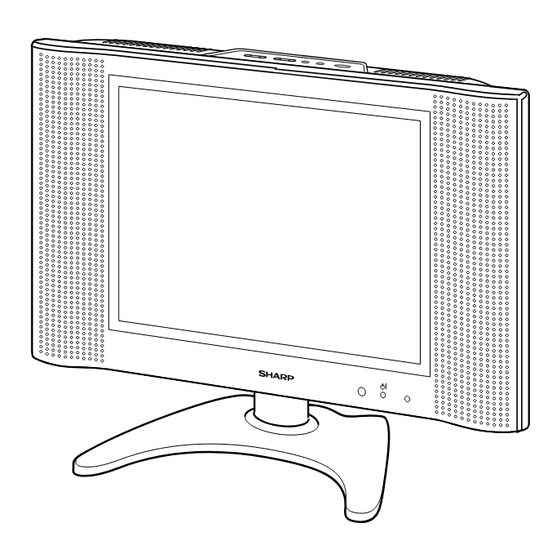 Sharp LC-20B4E Mode D'emploi