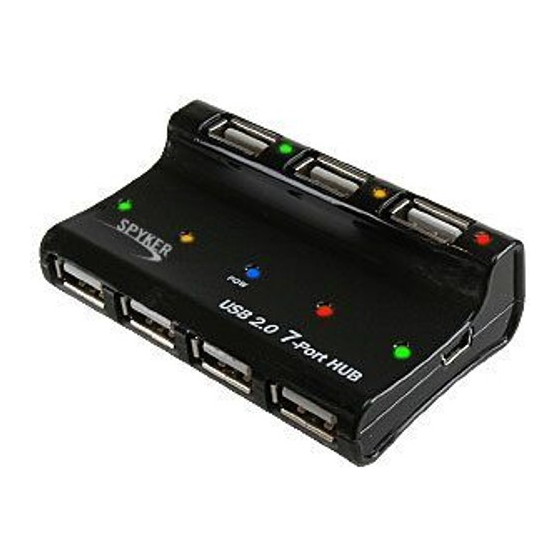 SPYKER HUB USB 7 PORTS Guide D'installation