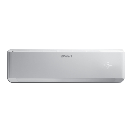 Vaillant climaVAIRexclusive VAF5-040W2NO Notice D'installation Et De Maintenance