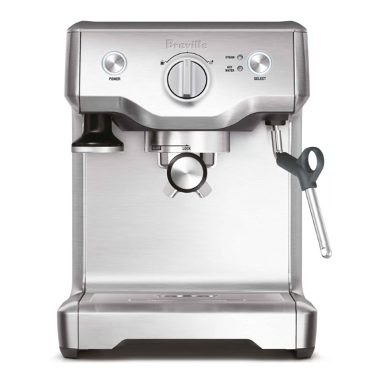 Breville the Duo-Temp Pro BES810 Manuel D'instructions