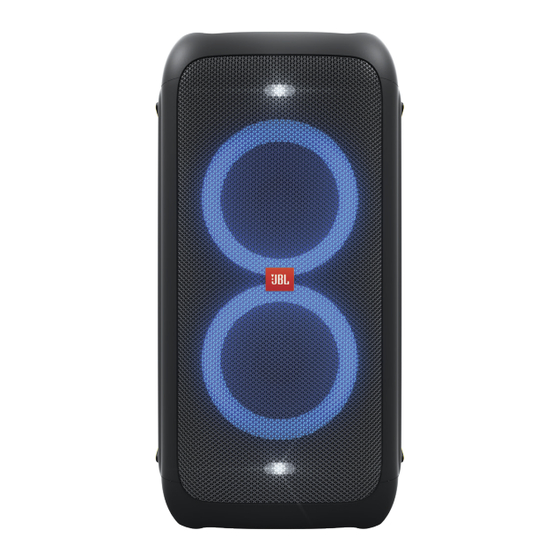 Harman JBL PARTYBOX 100 Guide De Démarrage Rapide