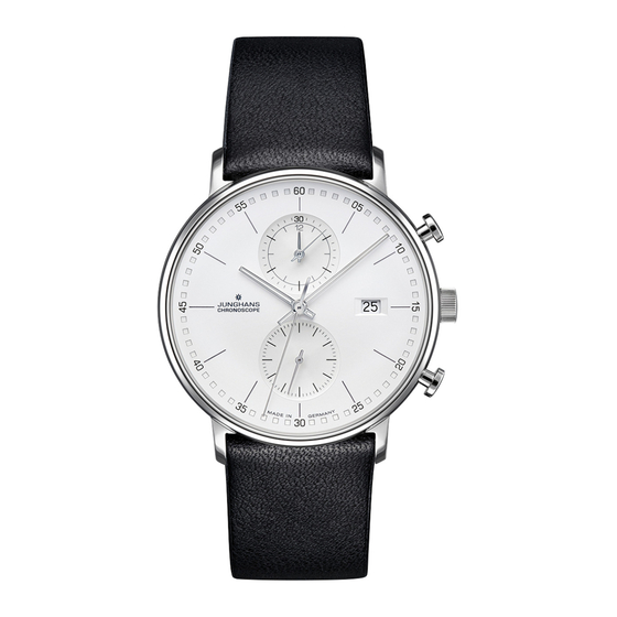 Junghans J644.83 Mode D'emploi