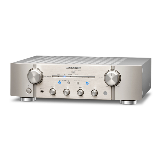 Marantz PM8006 Manuel De L'utilisateur