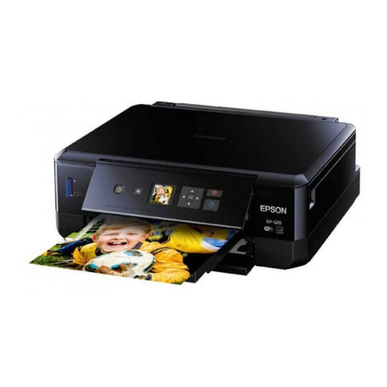 Epson XP-520 Guide Rapide