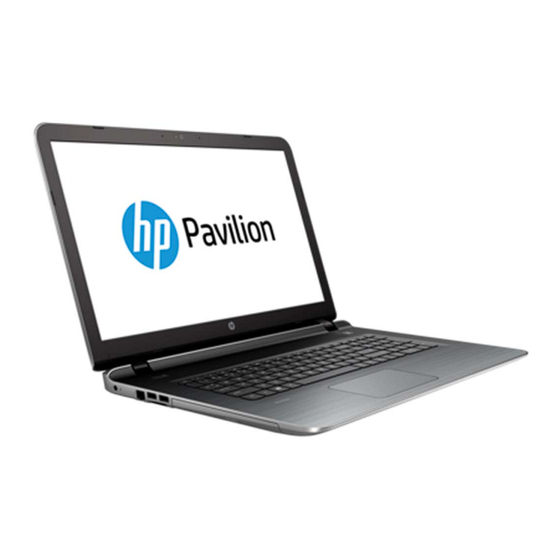 HP PAVILION 17-G175NF Manuel De L'utilisateur