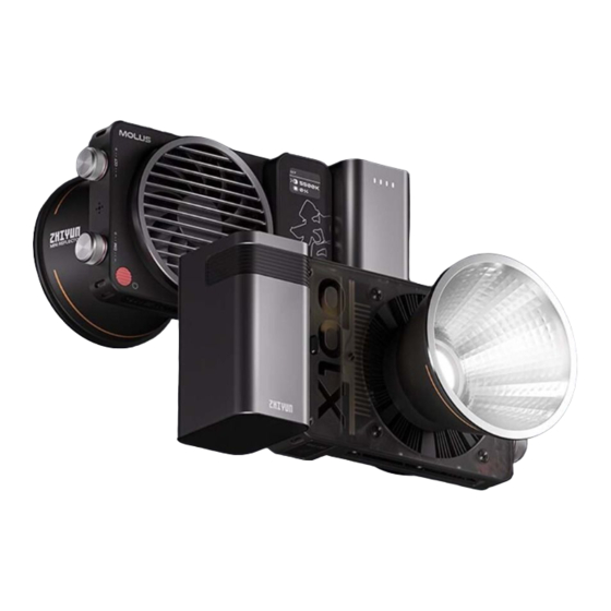 Zhiyun MOLUS X100 Guide De L'utilisateur
