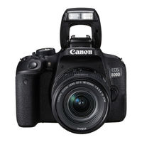 Canon EOS 800D Mode D'emploi De Base