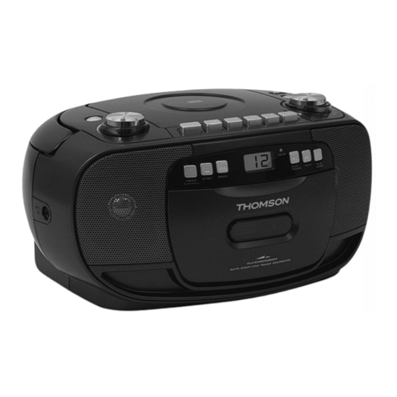 THOMSON RK201CD Mode D'emploi