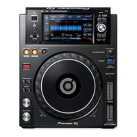 PIONEER DJ XDJ-1000MK2 Mode D'emploi