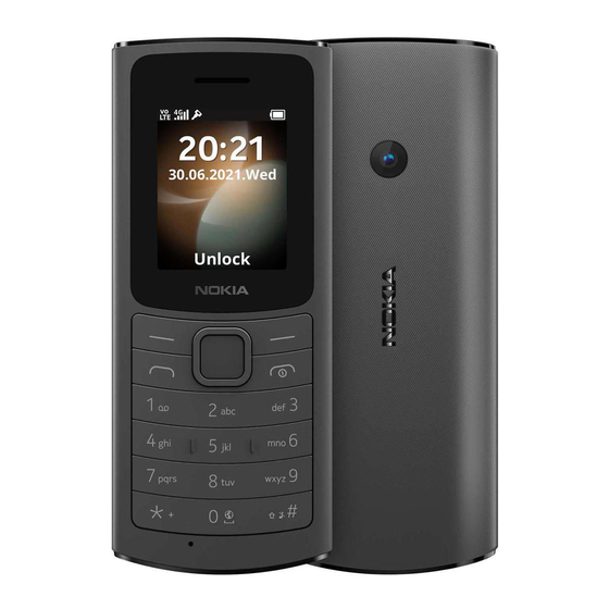 Nokia 110 4G 2021 Guide D'utilisation