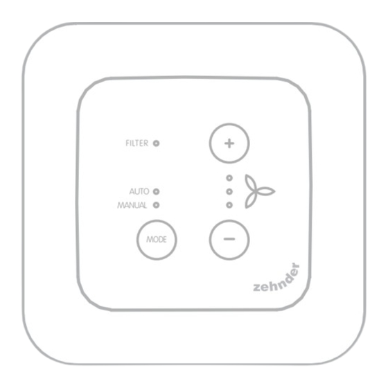 Zehnder ComfoSwitch C Manuel