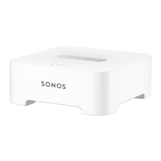 Sonos BRIDGE Guide Du Produit