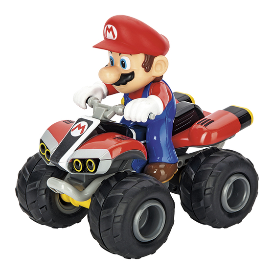 Carrera RC Mario Kart 8 Mario Instructions De Montage Et D'utilisation