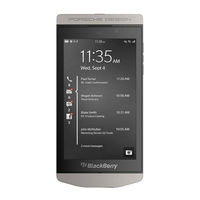 Blackberry PORSCHE DESIGN P'9982 Guide De L'utilisateur