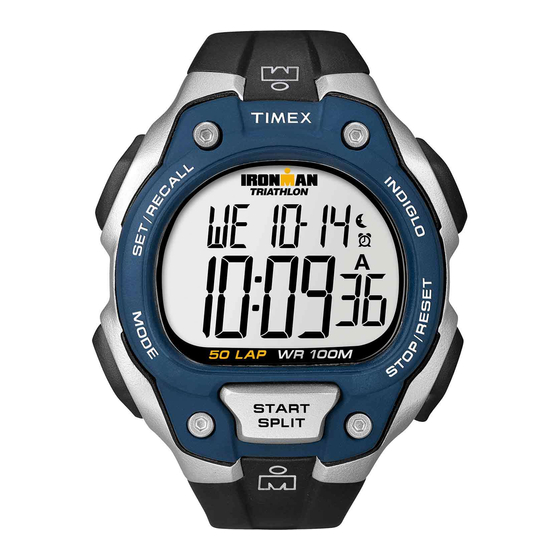 Timex W-209 Guide Rapide