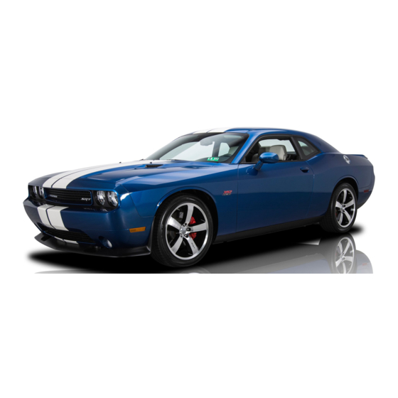 Dodge Challenger 2011 Guide De L'utilisateur