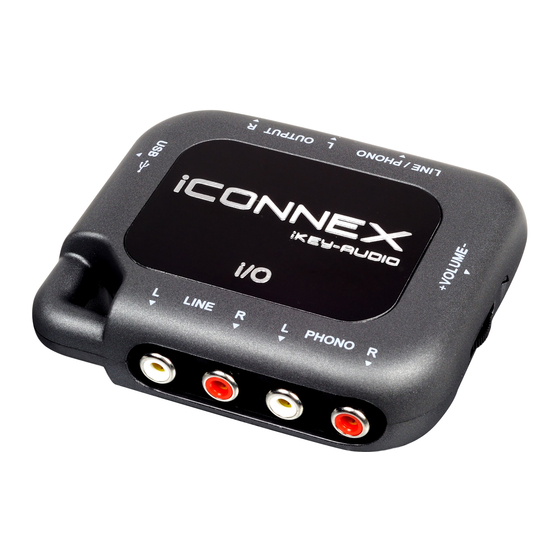 iKEY-AUDIO iCONNEX Guide D'installation Rapide