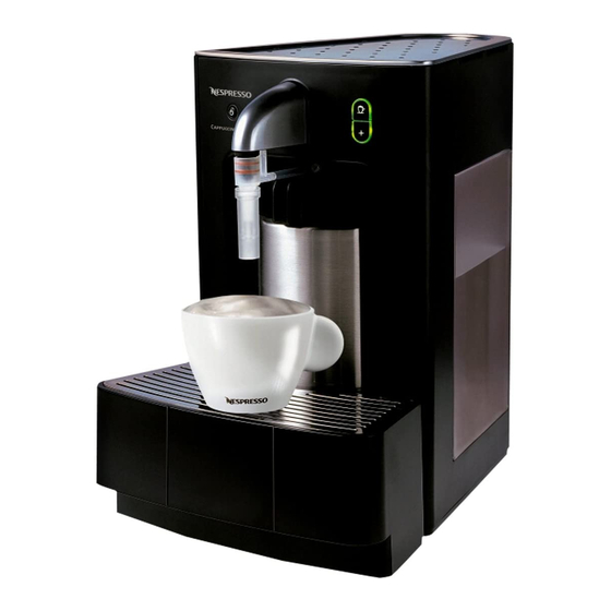 Nespresso Cappuccinatore CS 20 Mode D'emploi