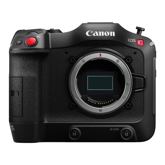 Canon EOS C70 Mode D'emploi