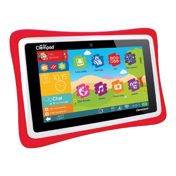 Clementoni Clempad 5.0 Livret D'utilisation