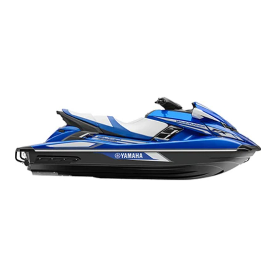 Yamaha WaveRunner FX SVHO 2017 Manuel De L'utilisateur