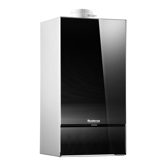 Buderus Logamax plus GB172i-14 Notice D'installation Et D'entretien Pour Le Professionnel