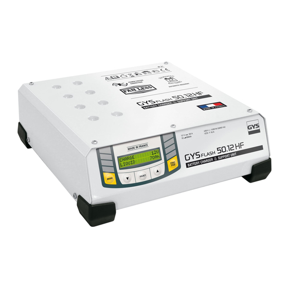GYS FLASH 50.12 HF Manuel D'utilisation