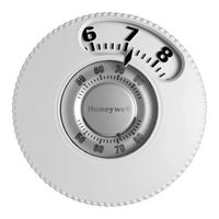 Honeywell Home T87N Easy-To-See The Round Mode D'emploi