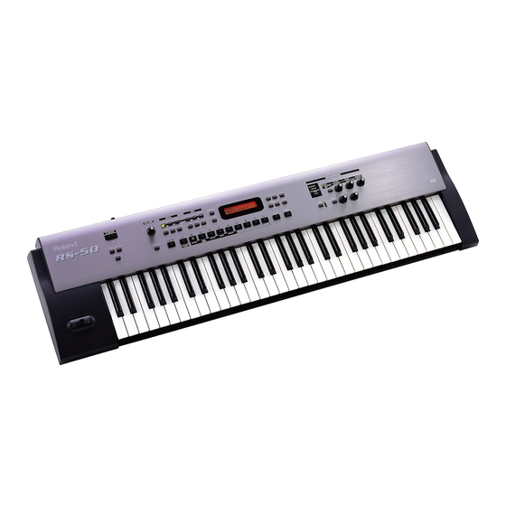 Roland RS-50 Mode D'emploi